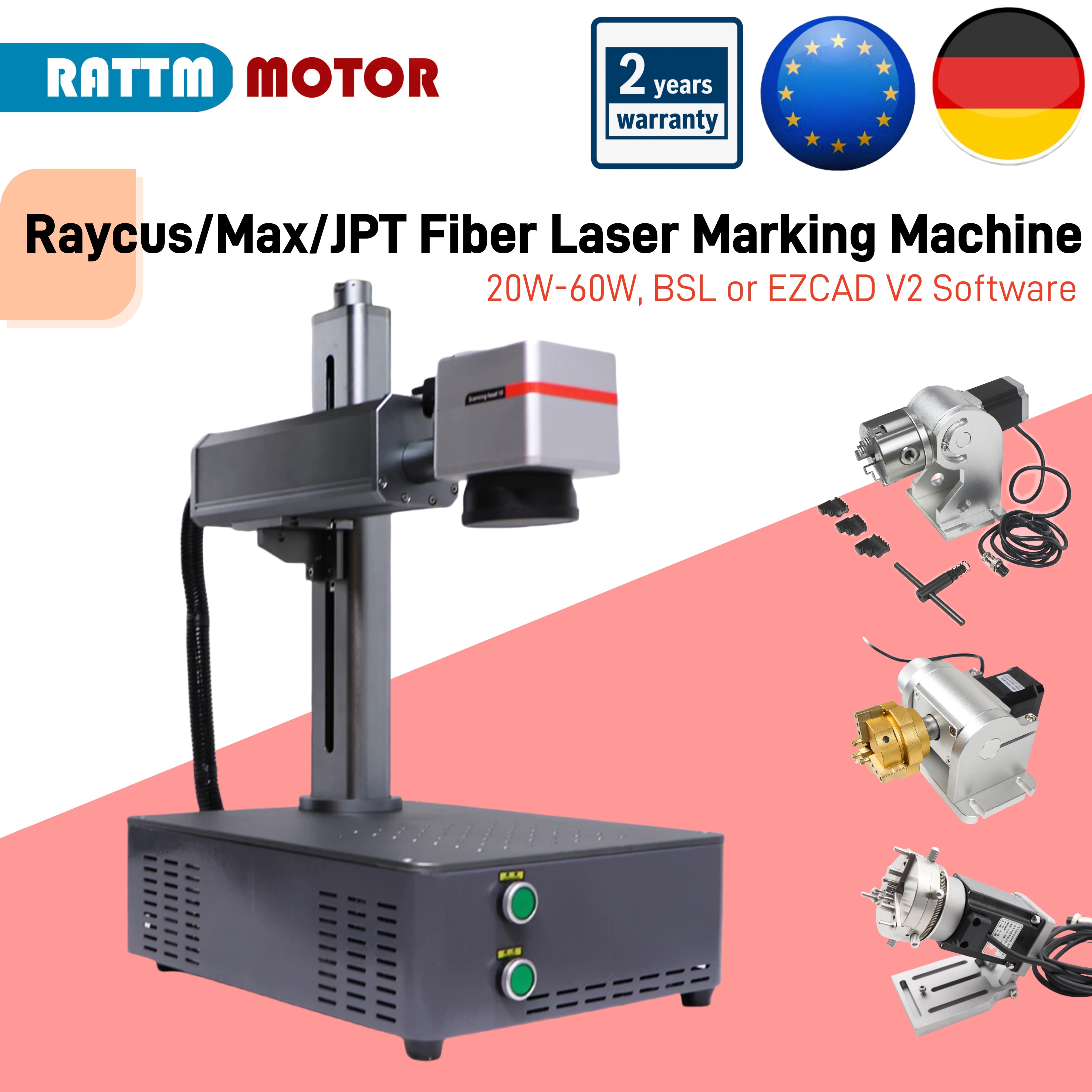 Marking Card Ezcad - BSL or EZCAD V2 Raycus Fiber