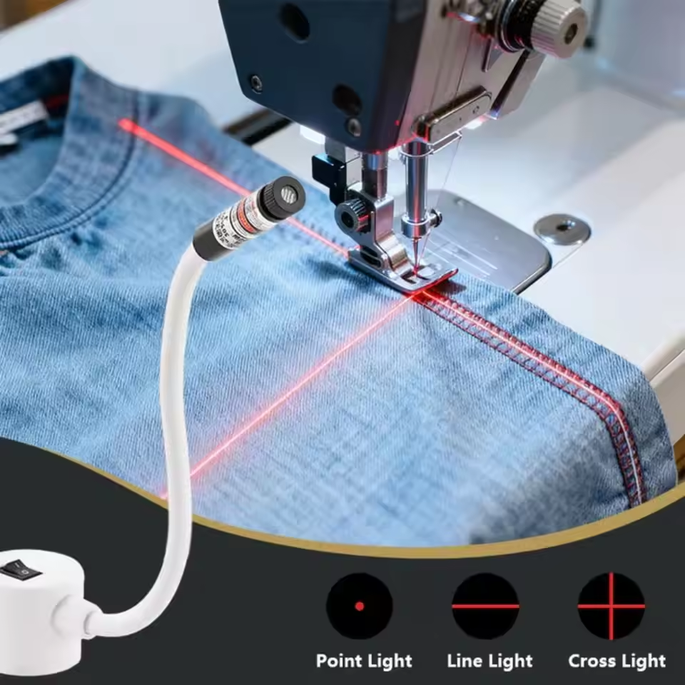 Industrial Laser Welding - Sewing Vision Guide Light Positioning Beam