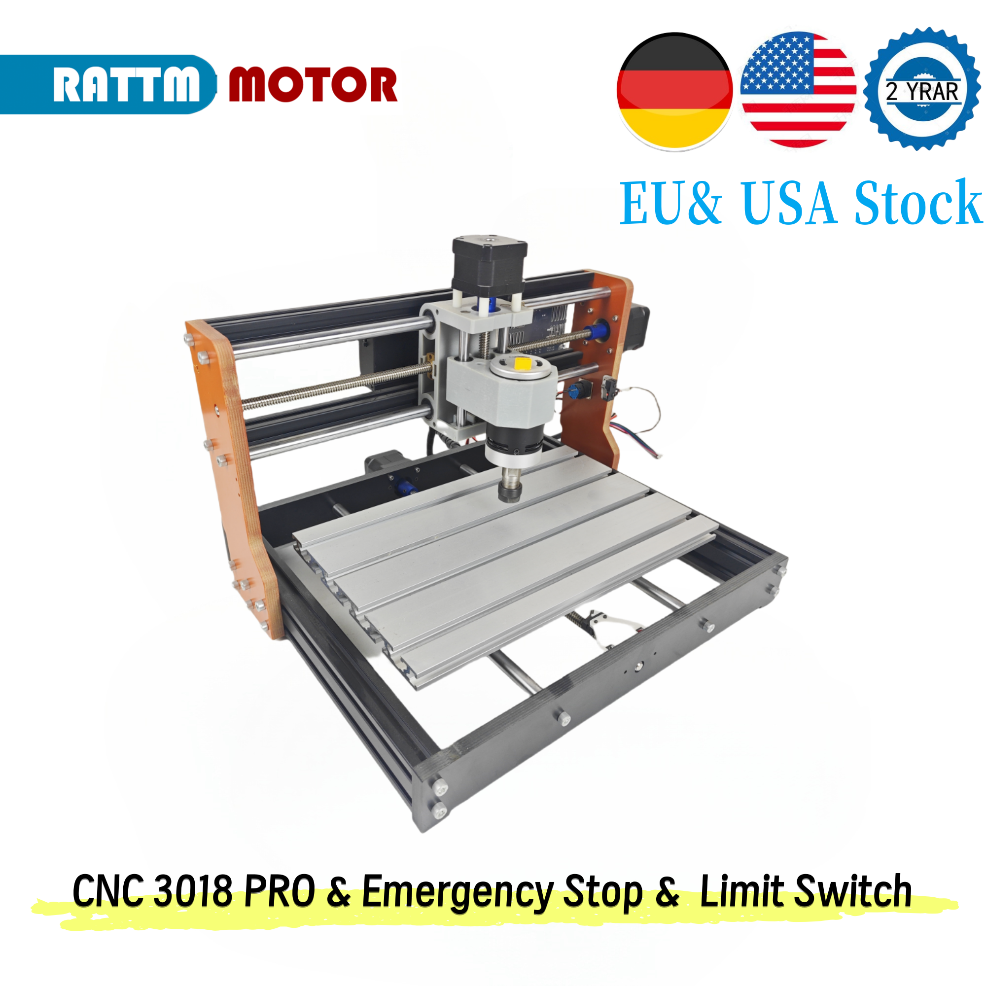 Industrial Laser Solutions - 【EU&USA Stock】CNC 3018 PRO Laser Engraving