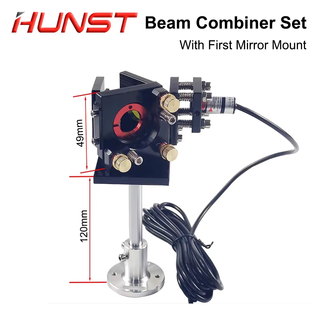 Co2 Laser Mirror - Hunst Beam Combiner Set 25mm Laser