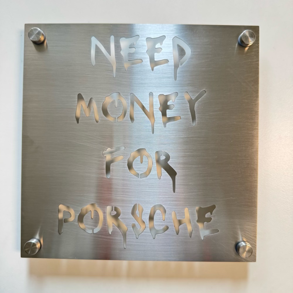 Modern Stainless Steel Signboa - Industrial Laser Power avis et prix