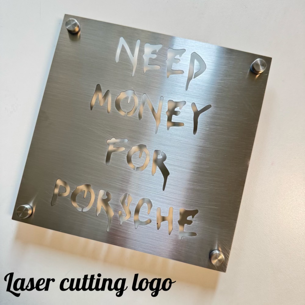 Modern Stainless Steel Signboa - Industrial Laser Power avis et prix