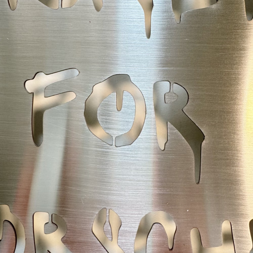 Modern Stainless Steel Signboa - Industrial Laser Power avis et prix