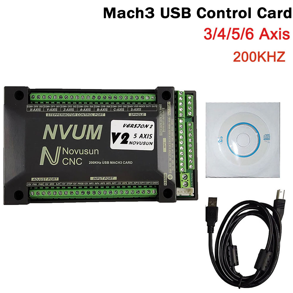 NVUM Mach3 USB Card 200KHz CNC - Breakout Board Mach3 avis et prix
