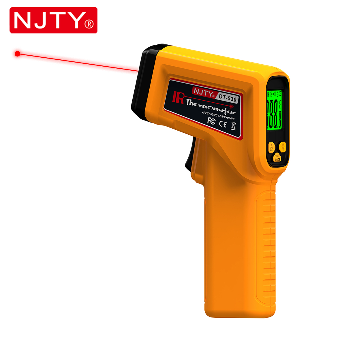NJTY Infrared Thermometer Lase - Industrial Laser Blaster avis et prix