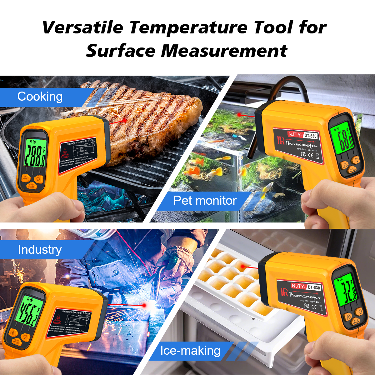 NJTY Infrared Thermometer Lase - Industrial Laser Blaster avis et prix