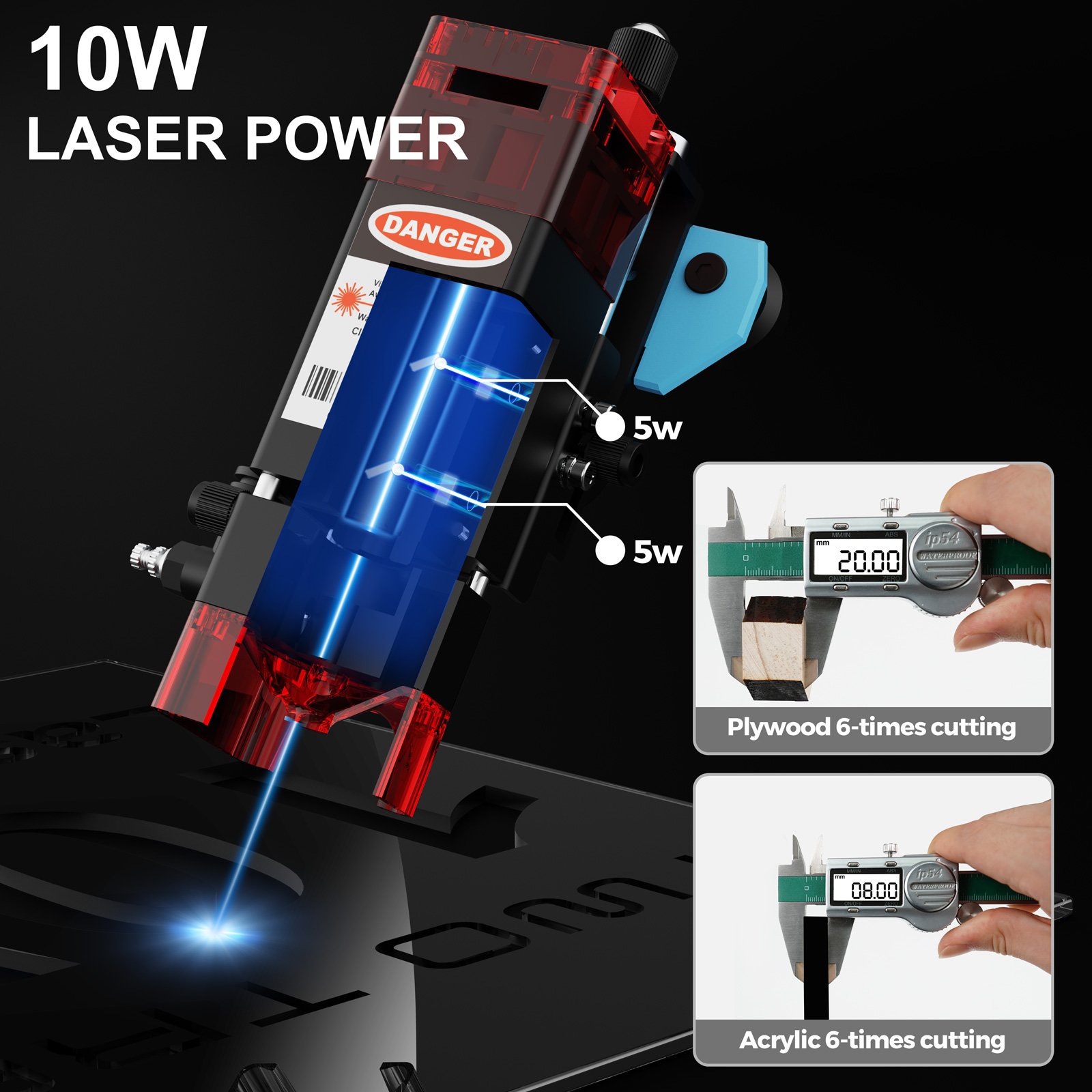 TwoTrees TTS-10 Pro 80W Laser  - Industrial Laser Printing Machine avis et prix