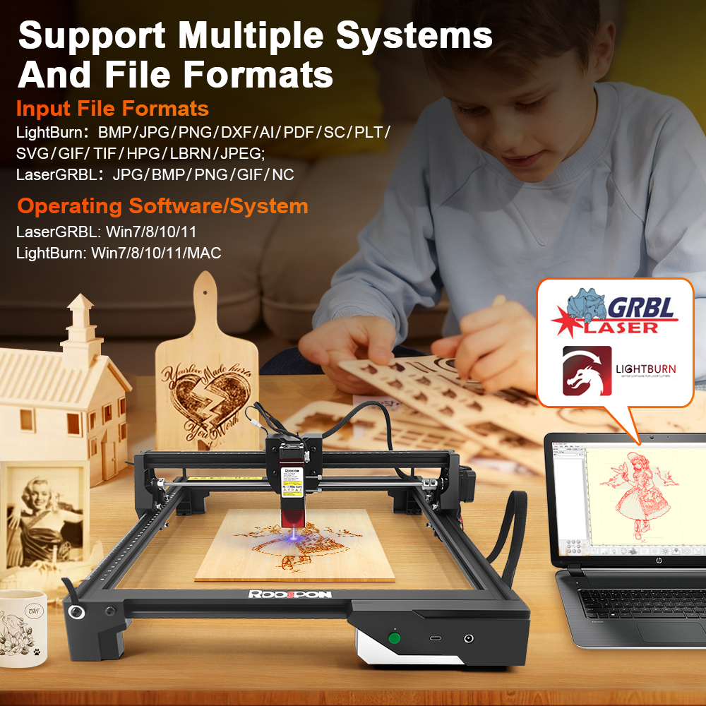RDDSPON Wood Router Engraving  - Industrial Laser Printing Machine avis et prix