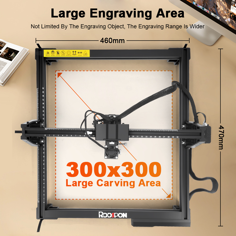 RDDSPON Wood Router Engraving  - Industrial Laser Printing Machine avis et prix