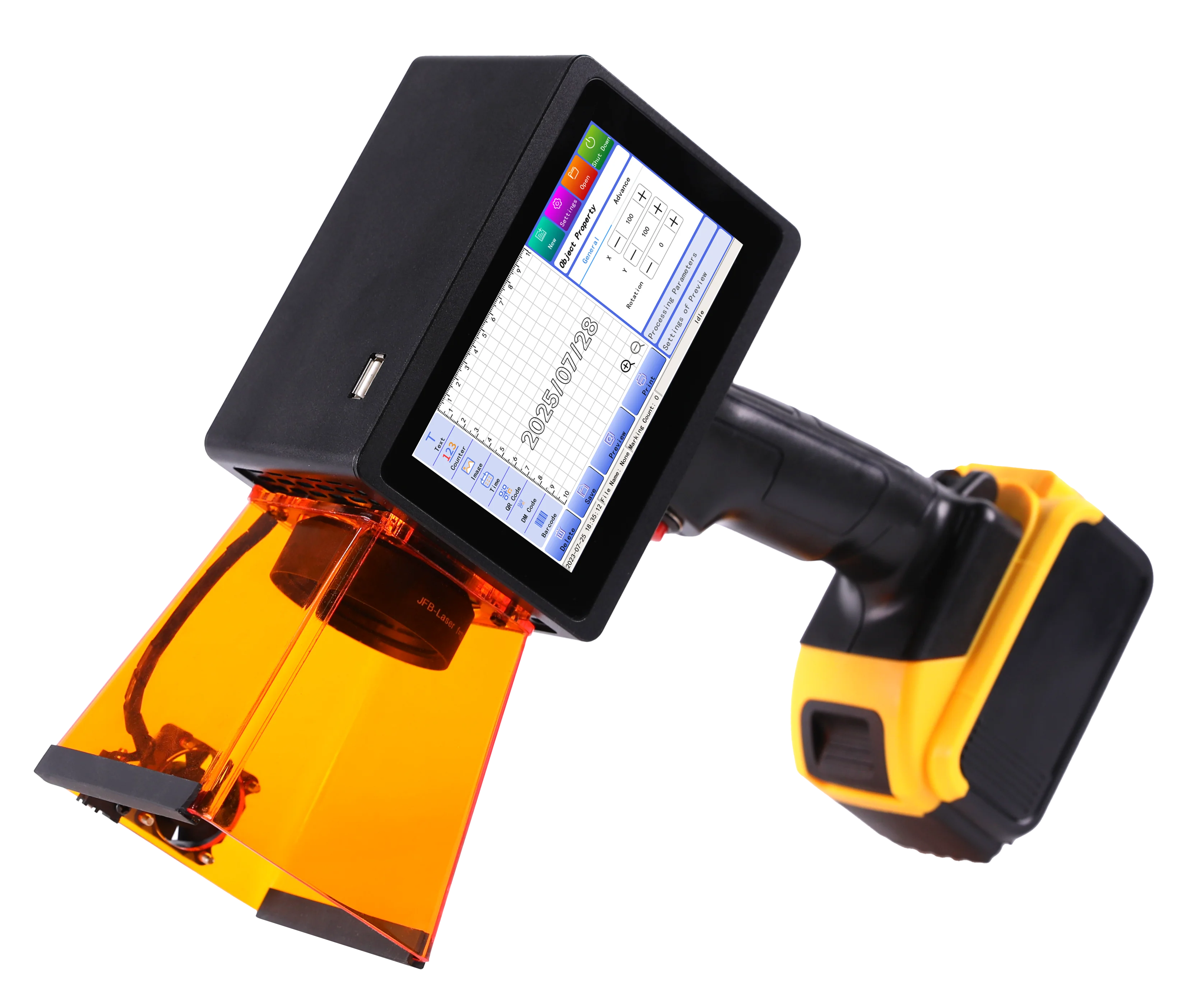 10W Handheld Portable Laser En - Industrial Laser Printing Machine avis et prix