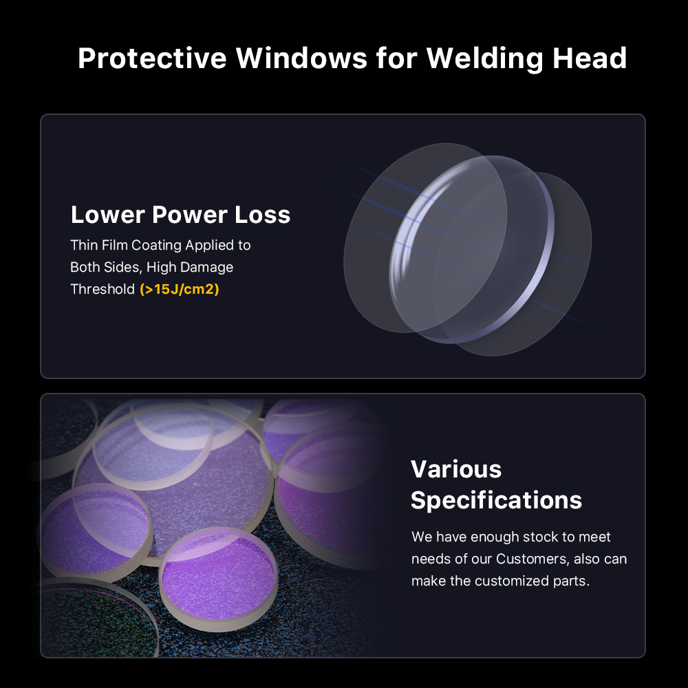 1/10/50/100PCS Fused Silica Pr - Industrial Laser Head avis et prix