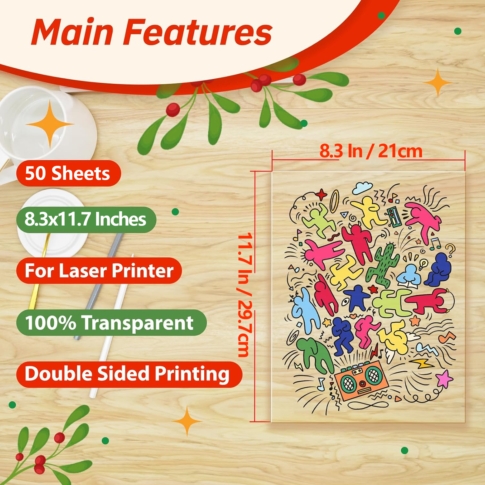 50 Sheets A4 Laser Transparenc - Industrial Laser Machines avis et prix