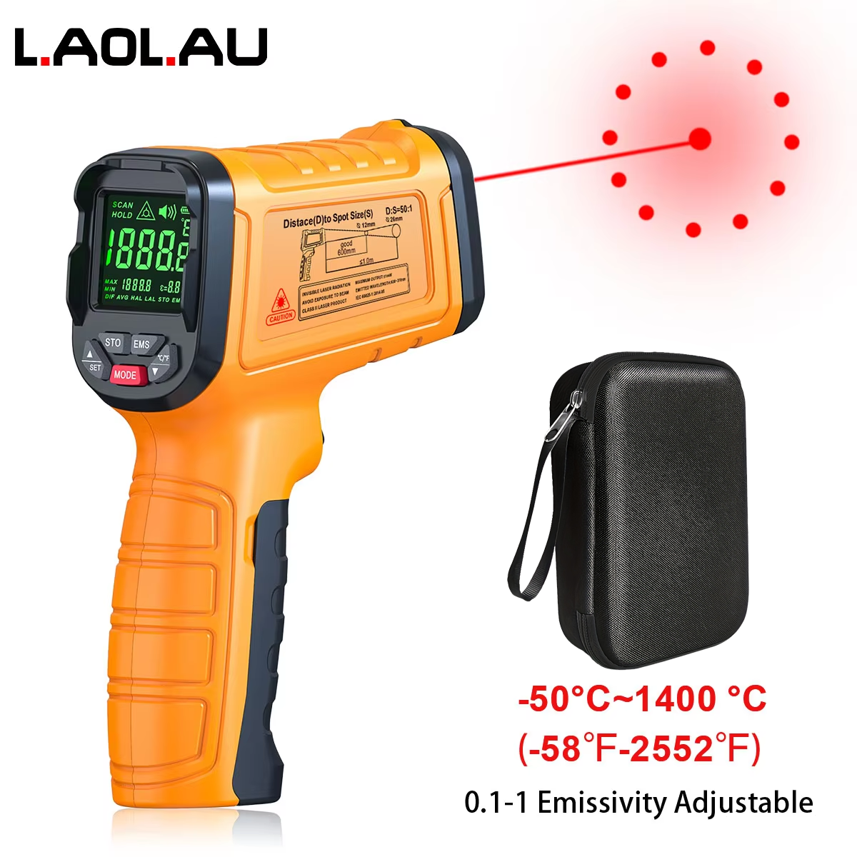 DT1000 DT1600 Infrared Thermom - Industrial Laser Blaster avis et prix