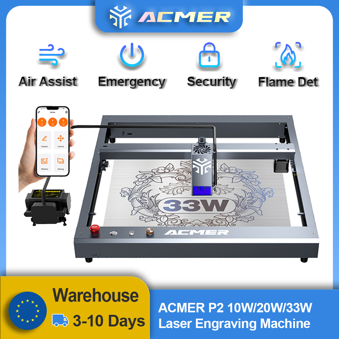 ACMER P2 Laser Engraver 33W 20 - Industrial Laser Solutions avis et prix