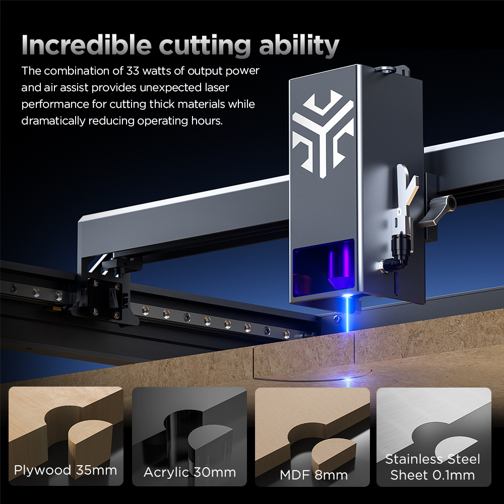ACMER P2 Laser Engraver 33W 20 - Industrial Laser Solutions avis et prix