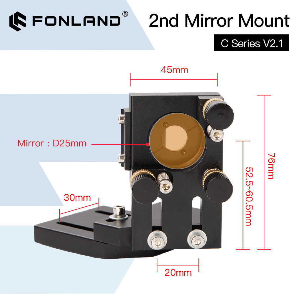 FONLAND CO2 Black Second Laser - Co2 Laser Mirror avis et prix