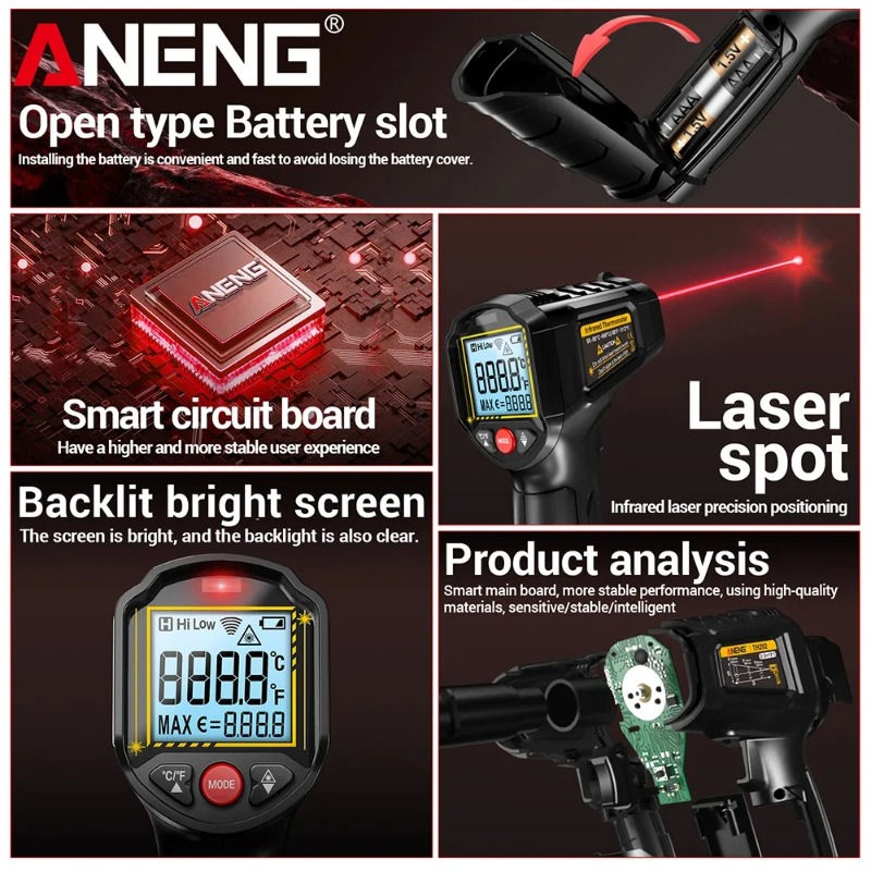 ANENG TH202 Industrial Handhel - Industrial Laser Blaster avis et prix