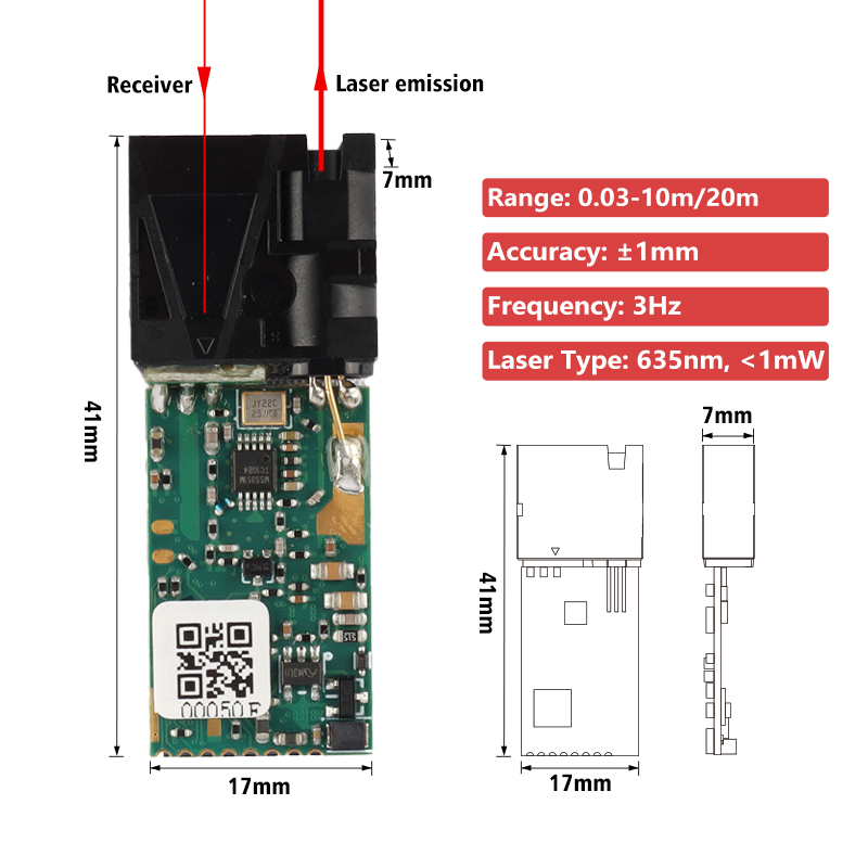 10m Short-Range High Precision - Industrial Laser Arduino Distance Sensor 10 M avis et prix