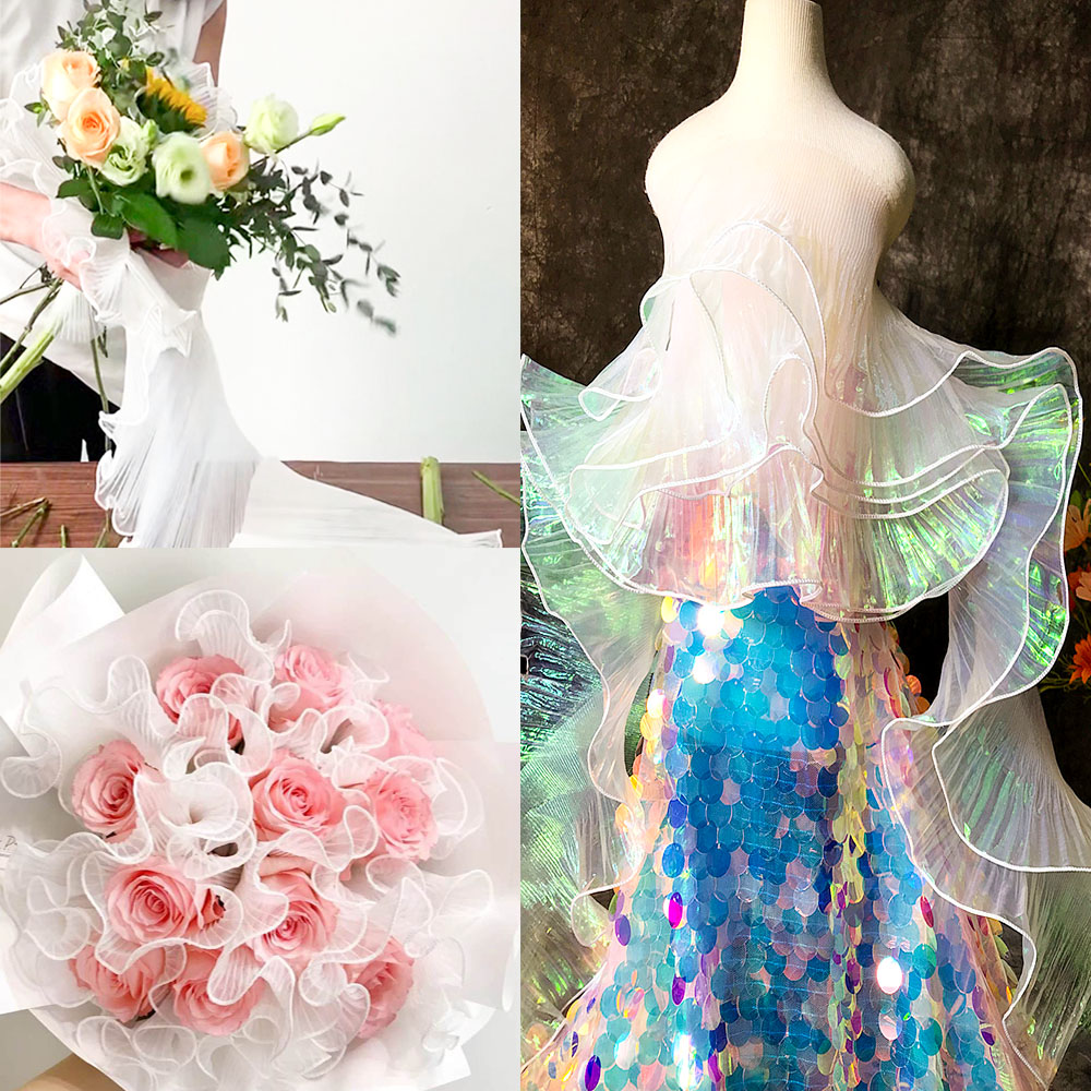 Lace Trim Organza Fabric Merma - Industrial Laser Welding avis et prix
