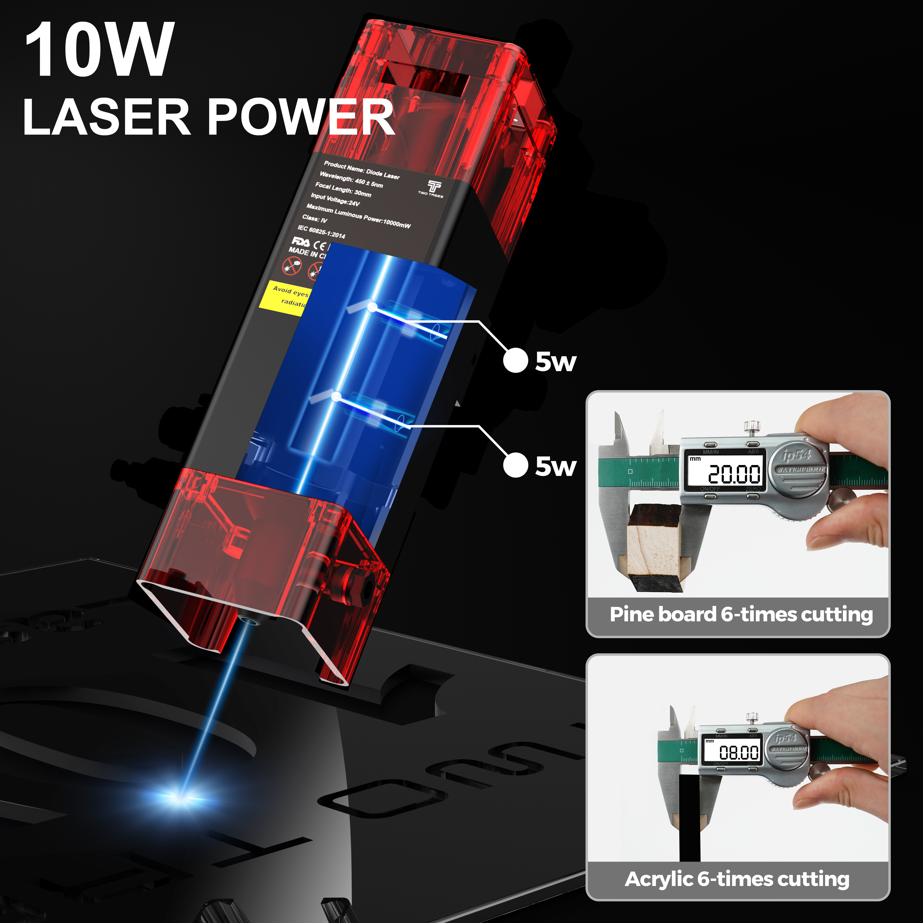 TWOTREES TTS-10 Pro Laser Engr - Industrial Laser Printing Machine avis et prix