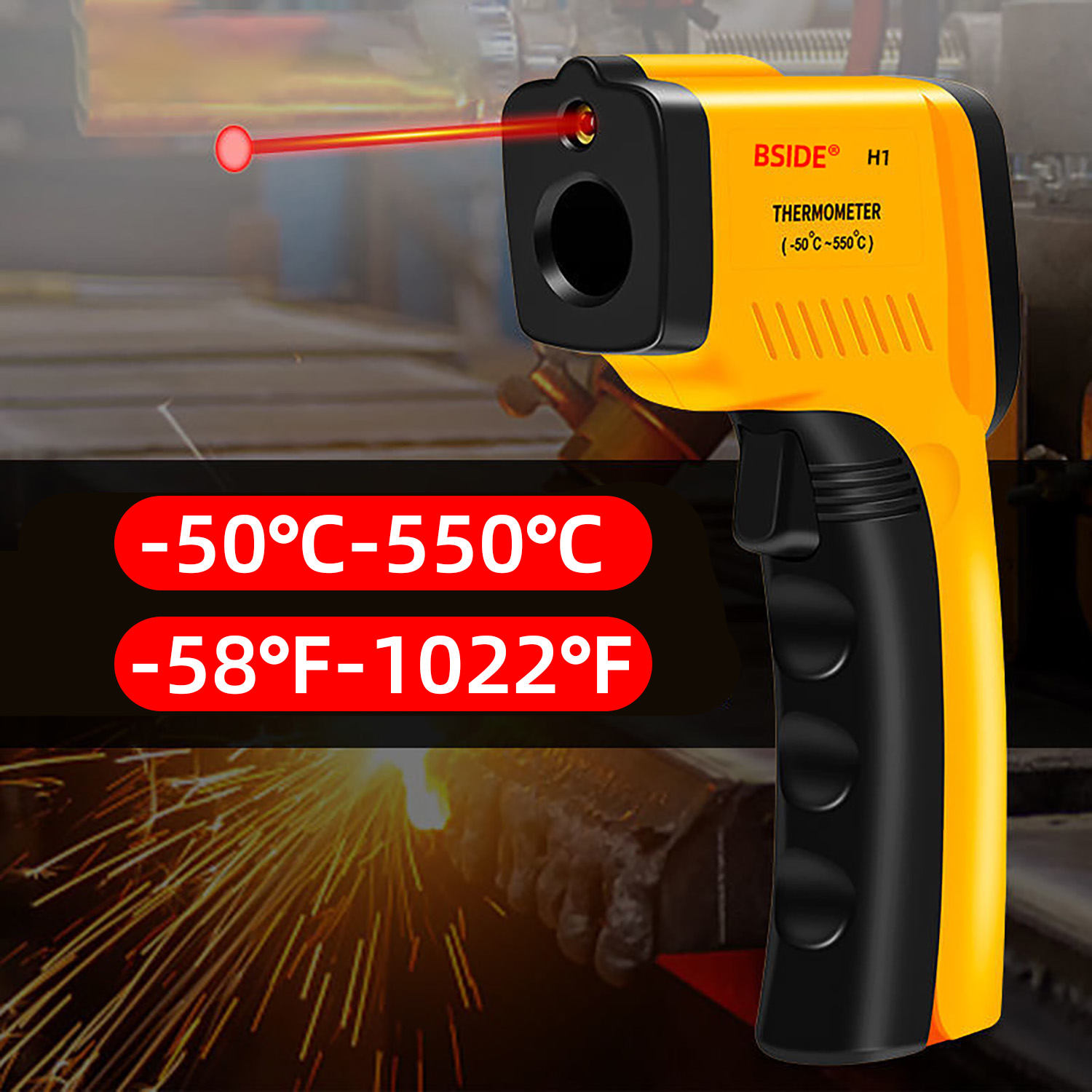 Digital Infrared Thermometer - - Industrial Laser Blaster avis et prix