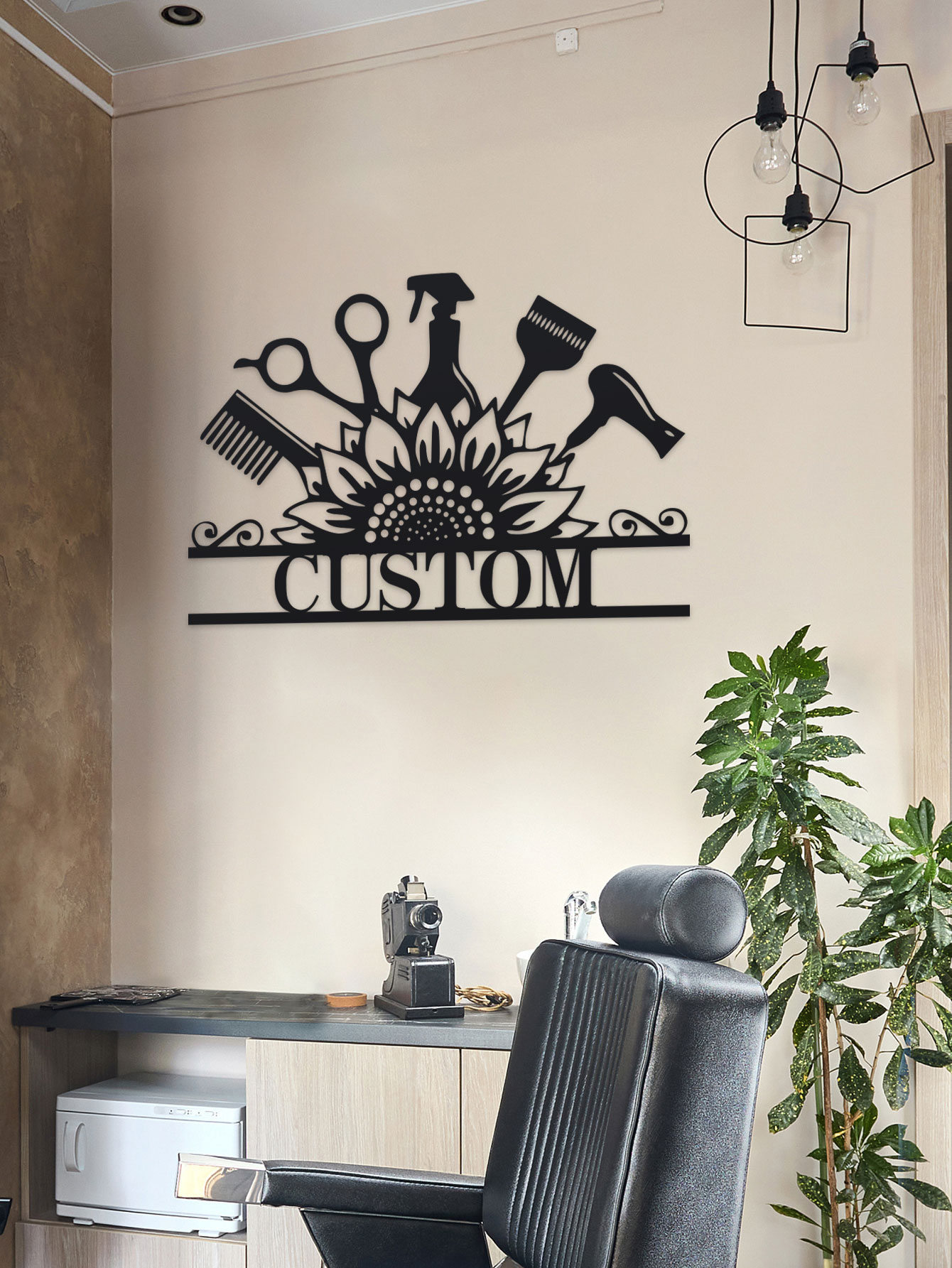 Custom Hair Dresser Metal Sign - Industrial Laser Power avis et prix