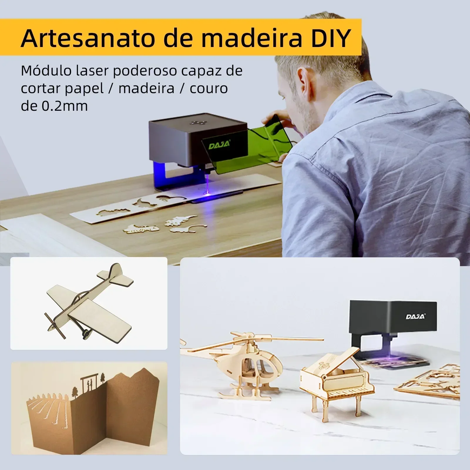 DAJA Laser Engraver CNC DIY DJ - Industrial Laser Printing Machine avis et prix