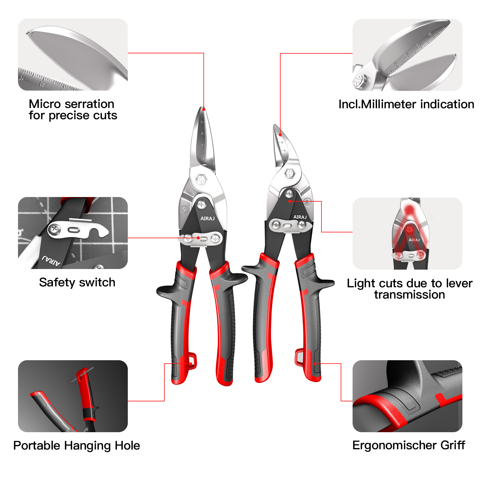 AIRAJ  Aviation Scissor Tin Sn - Industrial Laser Solutions avis et prix
